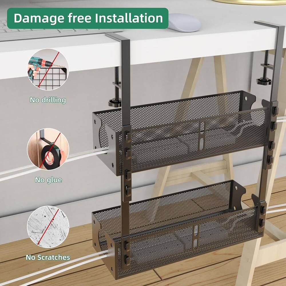 Damage free Installation

- No drilling
- No glue
- No Scratches