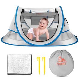 Fitnate - Baby Tent for Beach UPF 50+ & UV Protection - Gray