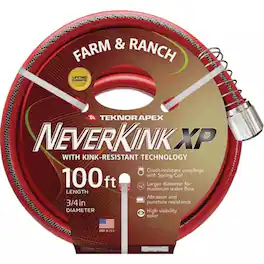Teknor Apex - NeverKink Pro 100 ft. L Heavy Duty Contractor Grade Garden Hose