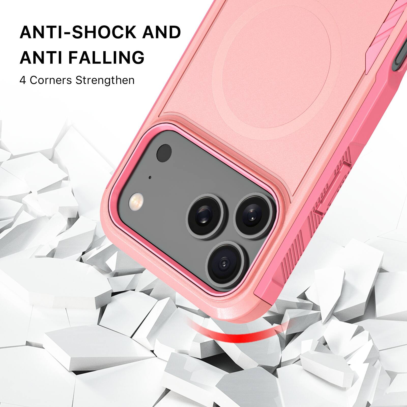 ANTI-SHOCK AND ANTI FALLING  
4 Corners Strengthen