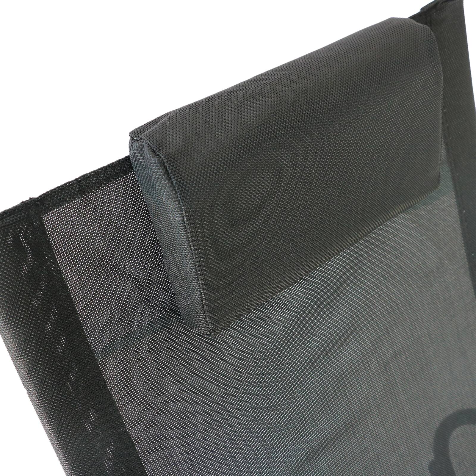 Alt View 5. Outsunny - Pool Lounger, Outdoor Rocking Lounge Chair for Sunbathing, Pool, Beach, Porch with Pillow and Cool Mesh - Black.