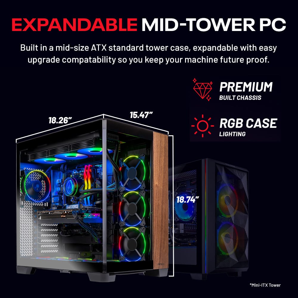 Skytech Gaming Skytech PRISM4 AMD Ryzen 7 9850X3D, 5080, 32GB 6000