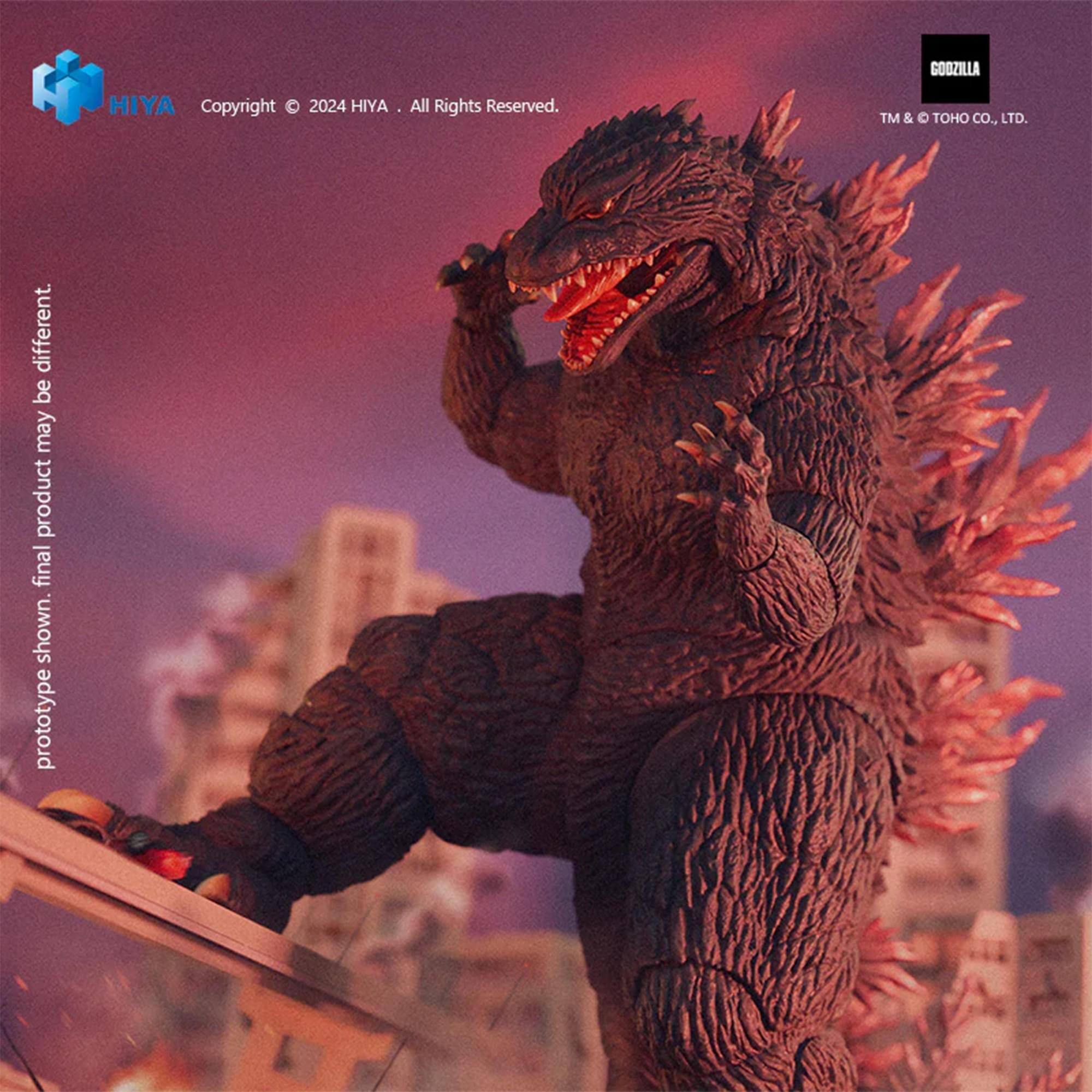 GOOZILLA  
HIYA  
Copyright © 2024 HIYA. All Rights Reserved.  
TM & TOHO CO., LTD.  
product may be different. prototype shown. final product may be different.