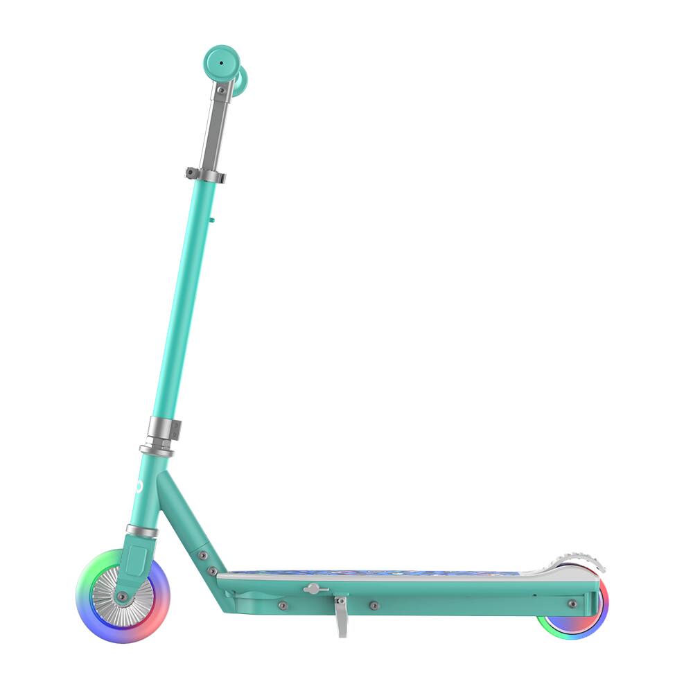 Left. Mastgoal - Kids' Electric Scooter with Colorful LED Light-Up Wheels, 5MPH Speed, 6-Mile Range,110LBS Capacity. - Blue.