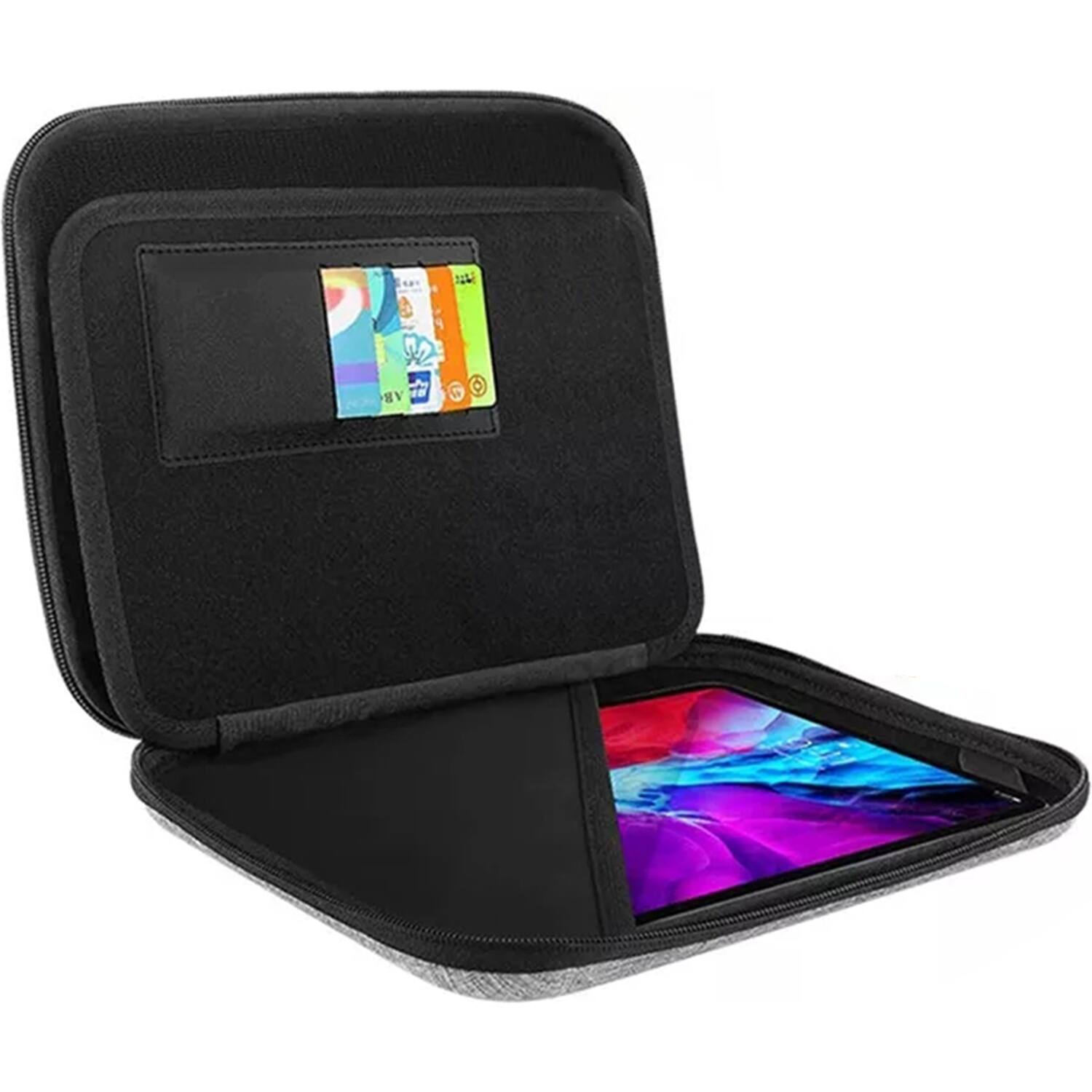 Alt View 13. SaharaCase - Venture Series Sleeve Case Organizer for All 11" Tablets - Gray.