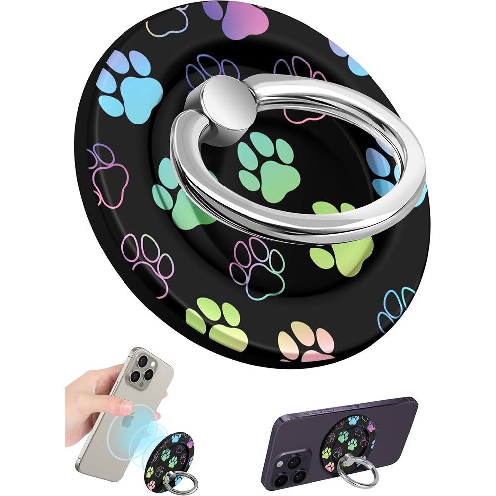 PARKER SLATER - Magnetic Phone Ring Holder – Cute Removable Adjustable Grip Stand - Multicolor