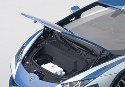 Alt View 3. Autoart - Lamborghini Huracan LP610 Police Car 1/18 Model Car by Autoart.