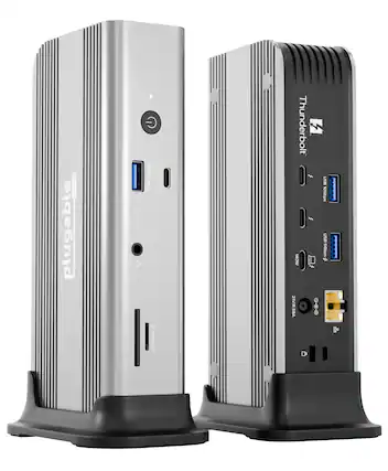 HD plugable G 100bps USB SO D/Micro Thunderbolt 1 I $ USB 0Gbps I- USE 140W N SBA 21V/B.5BA : 3