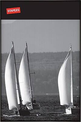 Alt View 1. Staples - Staples® 24" x 36" Aluminum Poster Frame, Black (ST20188-CC) - Black.