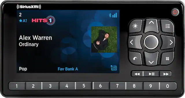 SiriusXM 2 A1 HITS 1
Alex Warren
Ordinary
Pop
Fav Bank A
TUNE START
1 2 3 4 5 6 7 8 9 0
