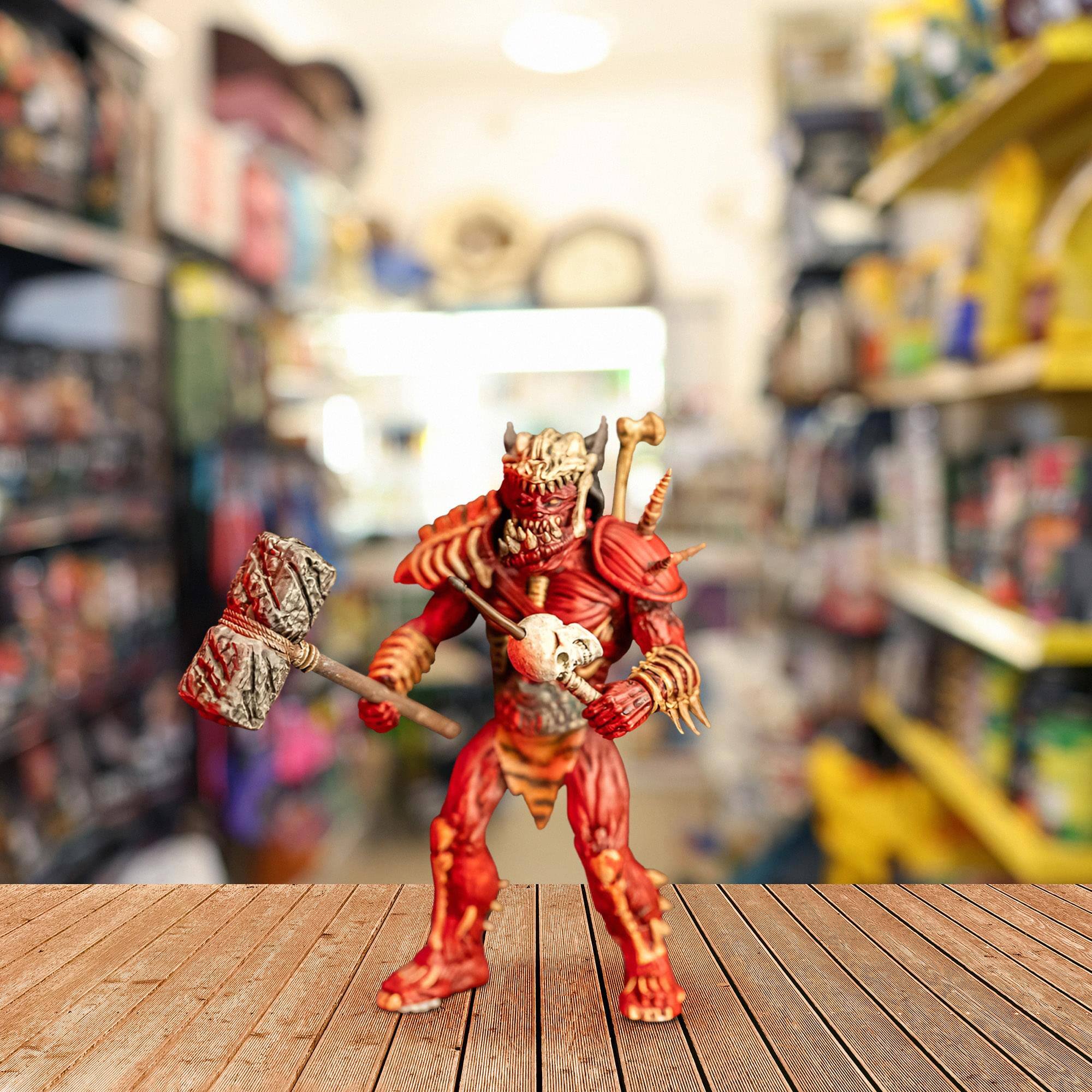 Alt View 10. Trick or Treat Studios - GWAR 5 Inch Action Figure | Jizmak Da Gusha - Red.