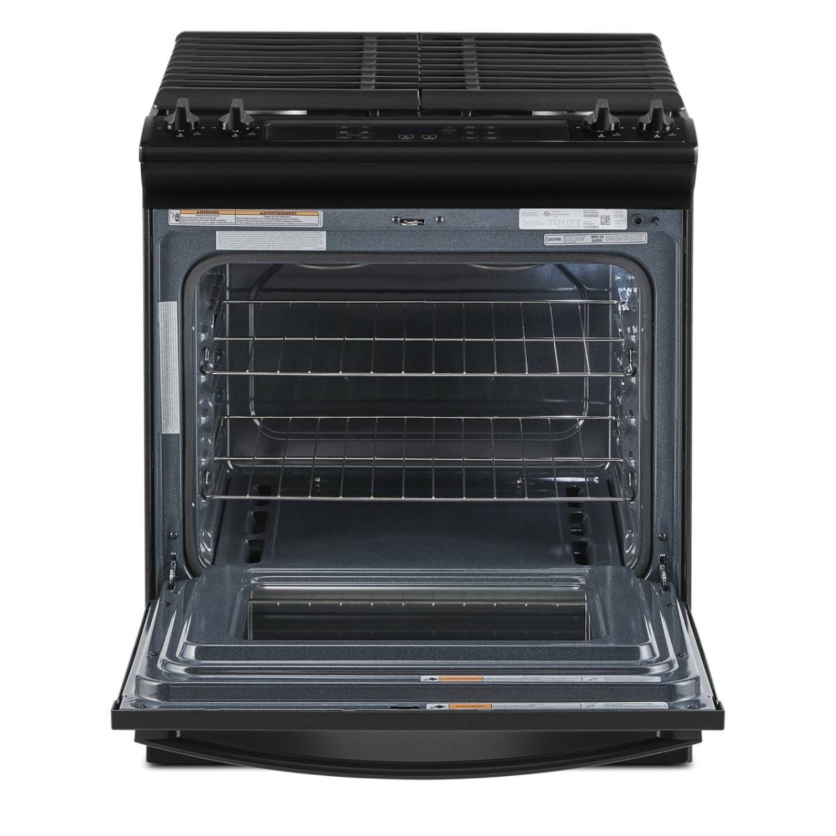 Alt View 11. Whirlpool - Whirlpool - 5.0 Cu. Ft. Gas Range with Frozen Bake Technology - Black - Black.