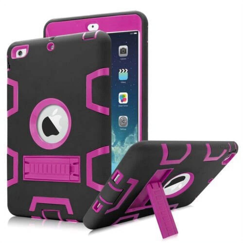 Entronix - Heavy Duty iPad Air 9.7 Case - Triple-Layer Protection for 1st and 2nd Generation - Pink