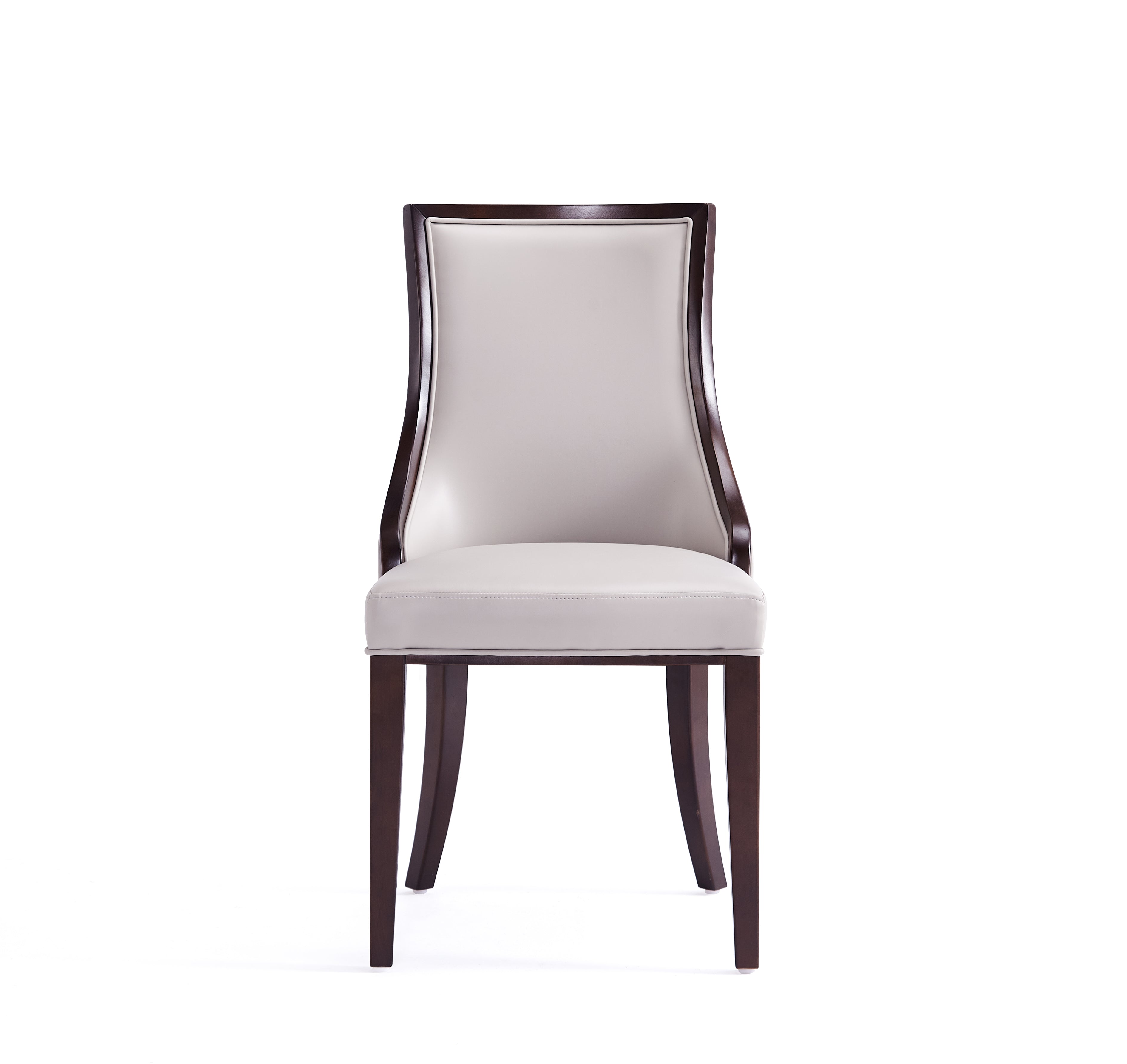 Alt View 3. Manhattan Comfort - Grand Traditional 6-Piece Dining Chair Set - Light Gray.