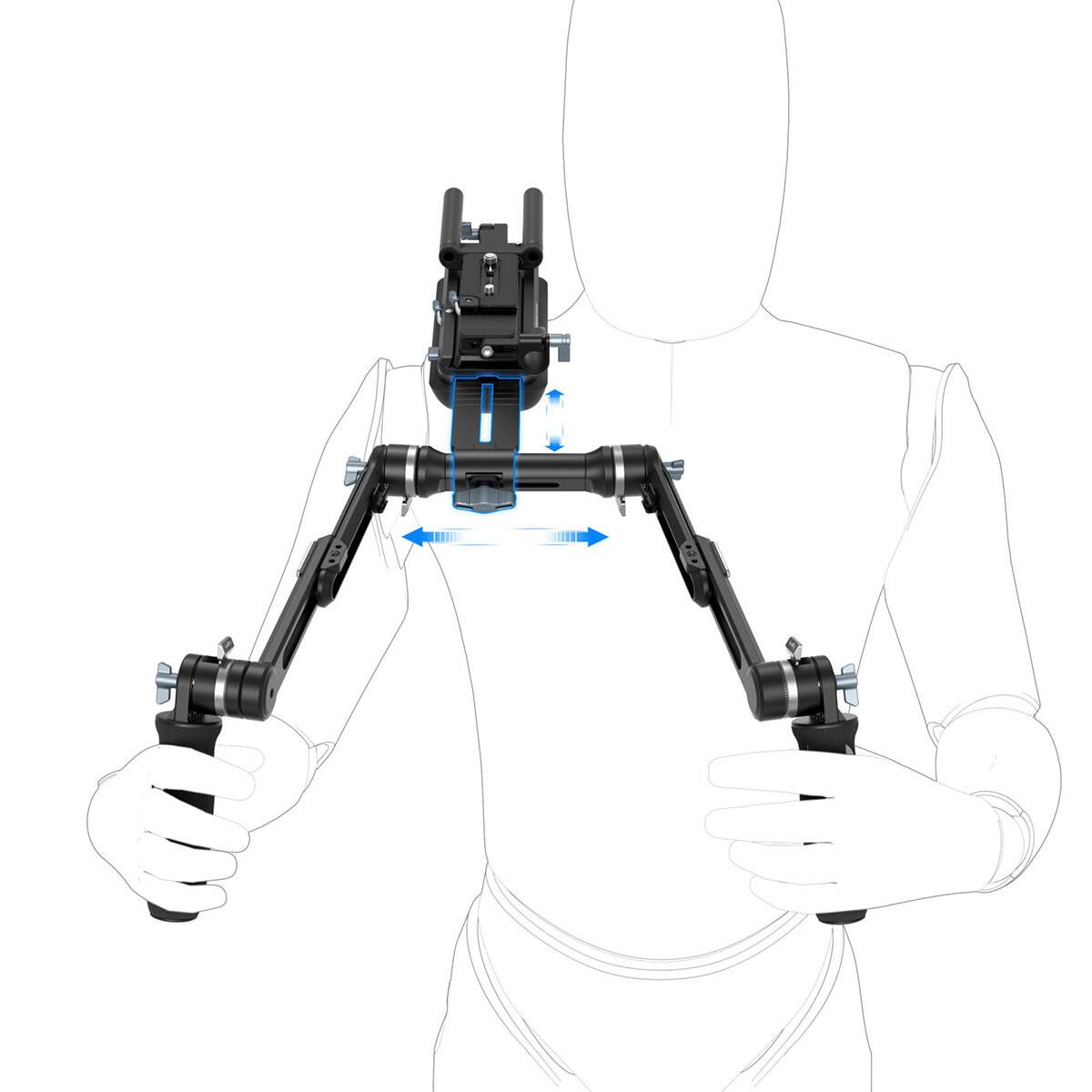 Alt View 6. Smallrig - SmallRig SR007 HawkLock Shoulder Rig Pro Kit.