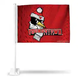 Rico Industries - Youngstown State Penguins 11X14 Window Mount 2-Sided Car Flag - Multi