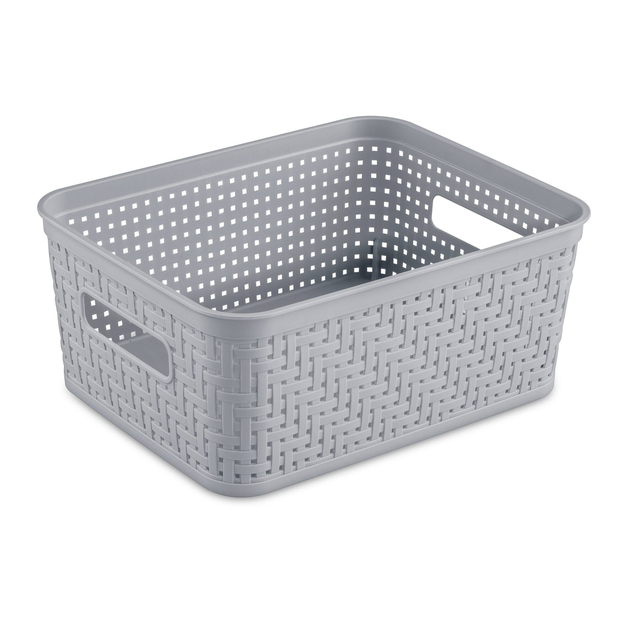 Alt View 5. Sterilite - Sterilite 10x8x4.25 Inch Rectangular Short Basket for Home Organization (8 Pack) - Small Basket.