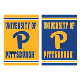 Evergreen Enterprises - Pitt Panthers 12.5" x 18" Double-Sided Embossed Suede Garden Flag - Multicolor