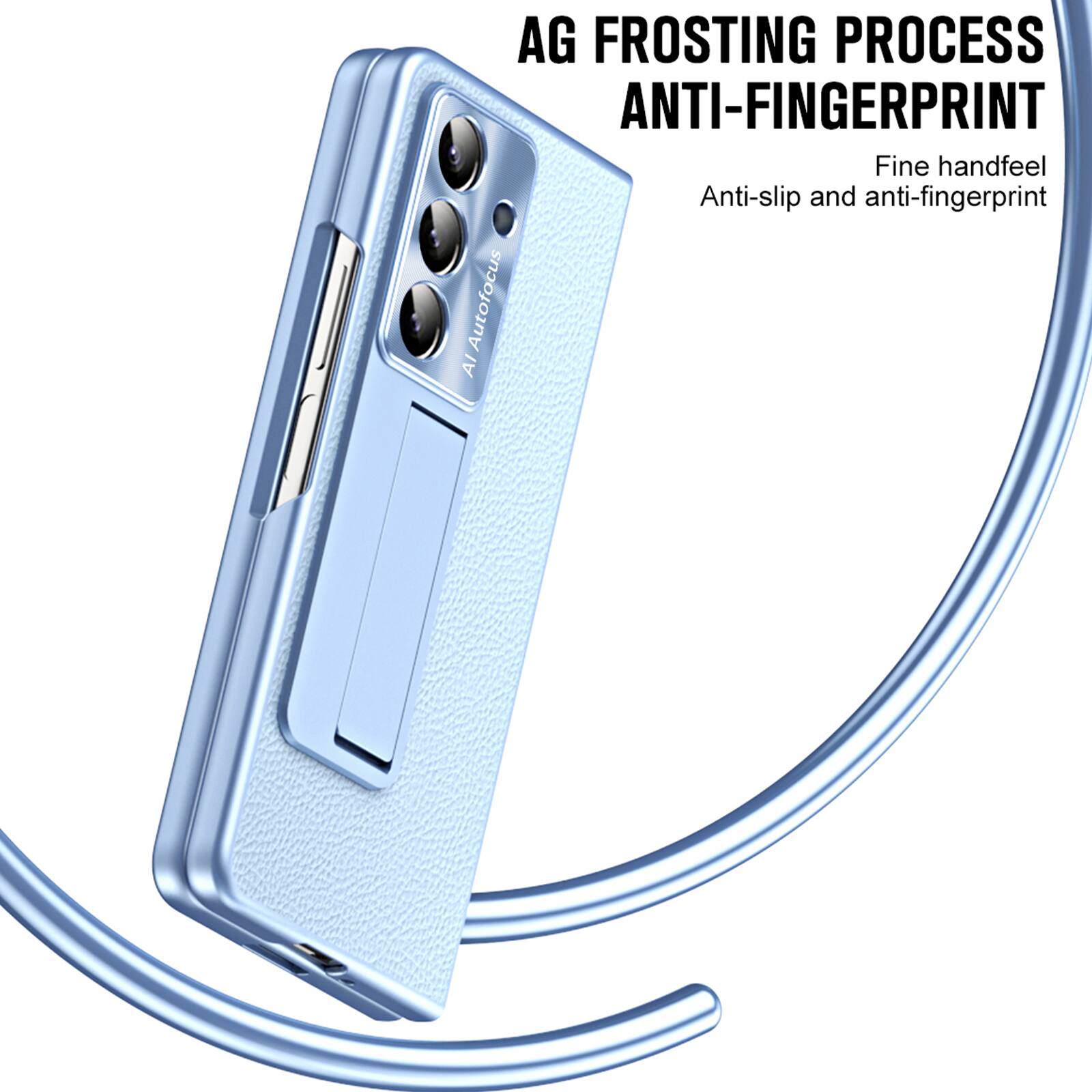 AG FROSTING PROCESS  
ANTI-FINGERPRINT  
Fine handfeel  
Anti-slip and anti-fingerprint  
AI Autofocus