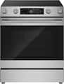 Bosch - 300 Series 30 in. Wide 5.8 Cu. Ft. Slide-In Electric Convection Range with 5 Elements - Stainless Steel