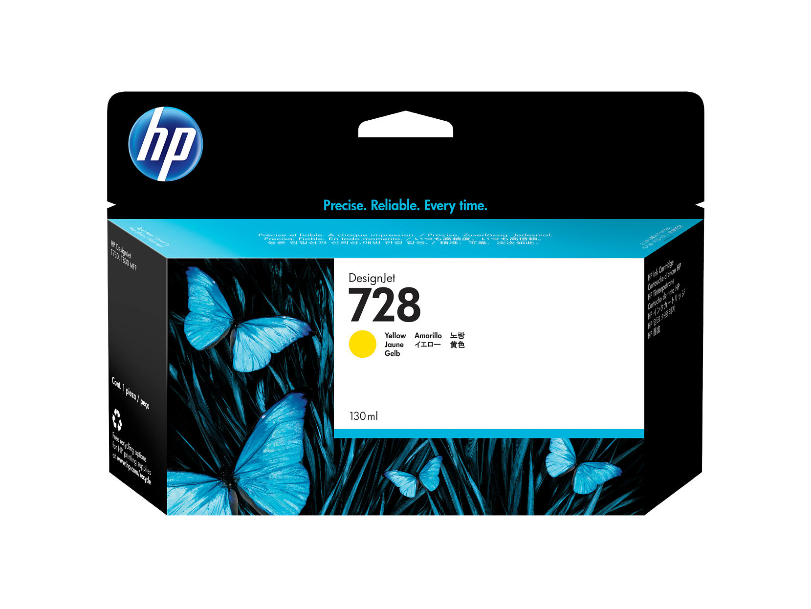 HP - 728 130-ml Yellow DesignJet Ink Cartridge, F9J65A price history on PriceWatchPro