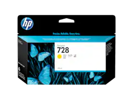 HP - 728 130-ml Yellow DesignJet Ink Cartridge, F9J65A