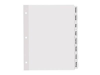 Schedule  
Calendar  
Notes  
Budget  
Expenses  
Receipts  
Invoices  
Meetings