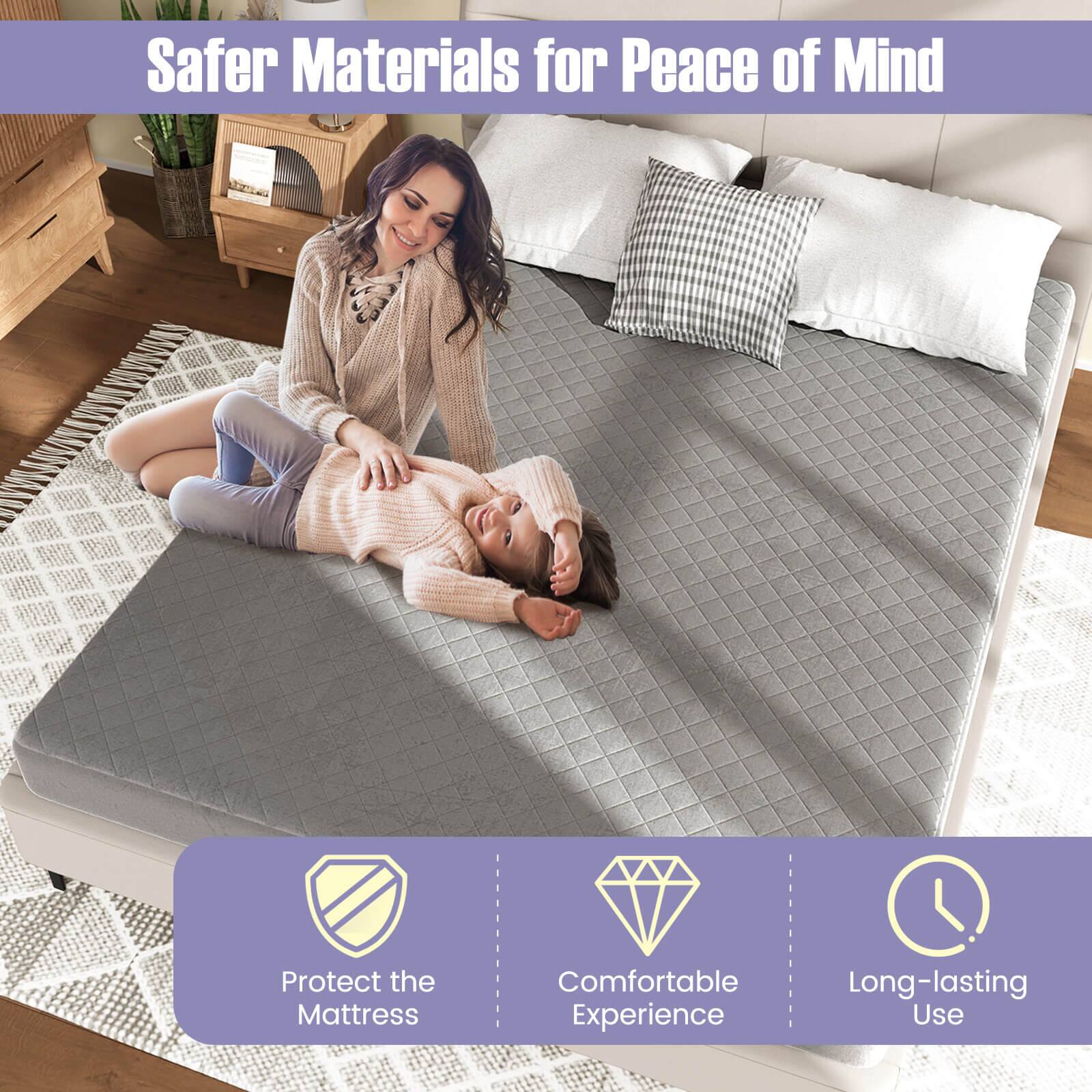 Safer Materials for Peace of Mind  
Protect the Mattress  
Comfortable Experience  
Long-lasting Use