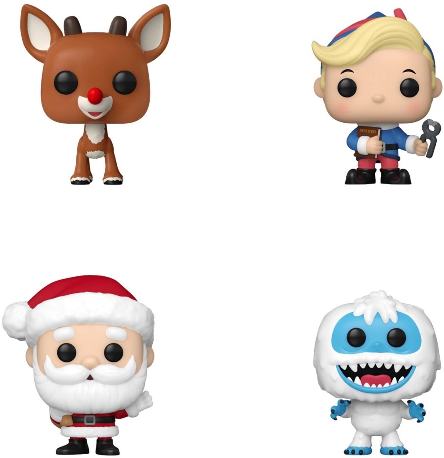 Alt View 1. Funko - Funko Pocket POP! Coal: Rudolph (One Random Pocket POP! Per Transaction)   - Collectibles - Multicolor.
