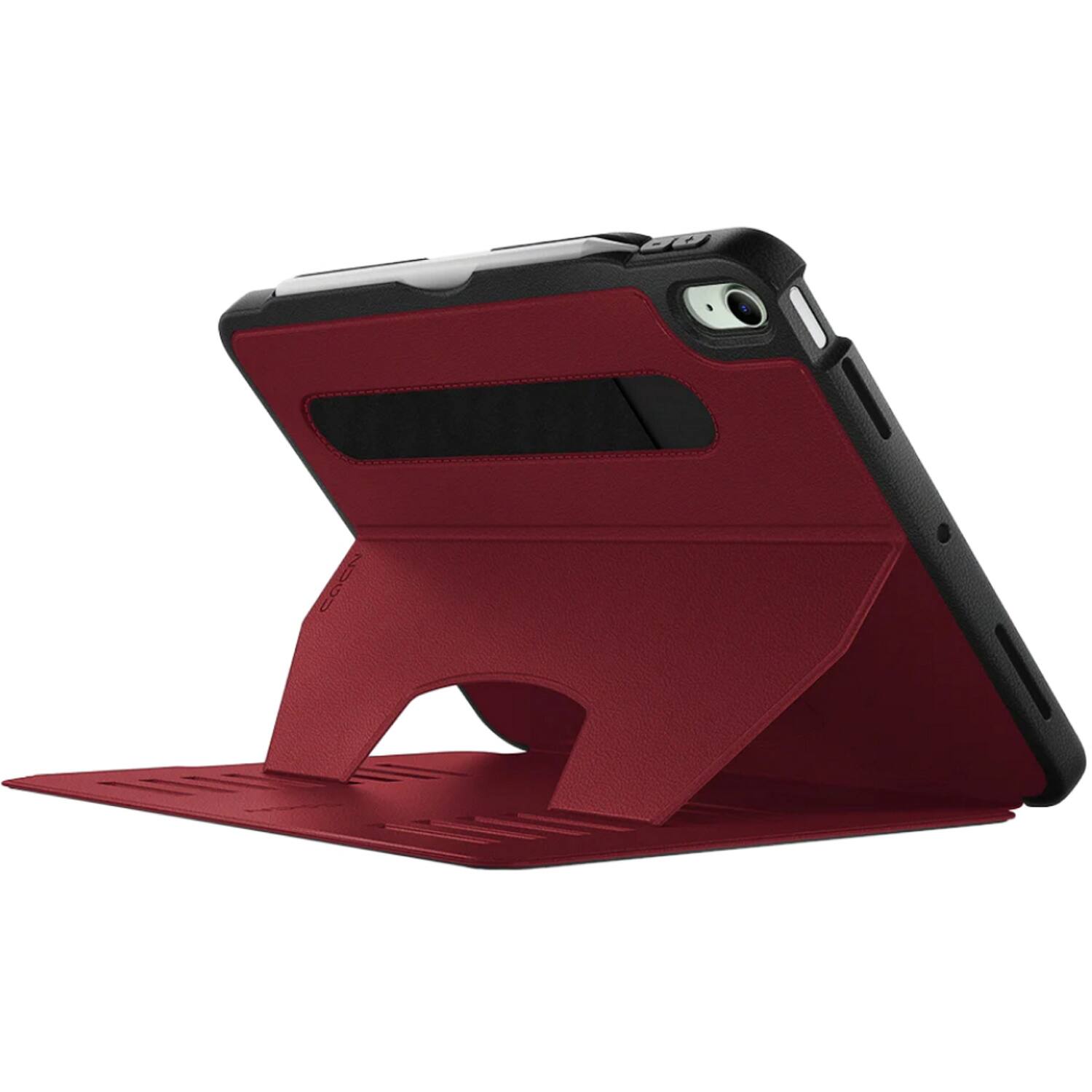 Alt View 2. ZUGU - Slim Protective Case for iPad Air 11 M2/M3  (2024/2025) and Apple iPad Air 10.9 (4th/5th Generation, 2020/2022) - Red.