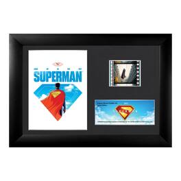 Trend Setters - Superman (2025) (Look Up In The Sky) Minicell FilmCells™ Framed Desktop Presentation USFC6600 - Multicolor