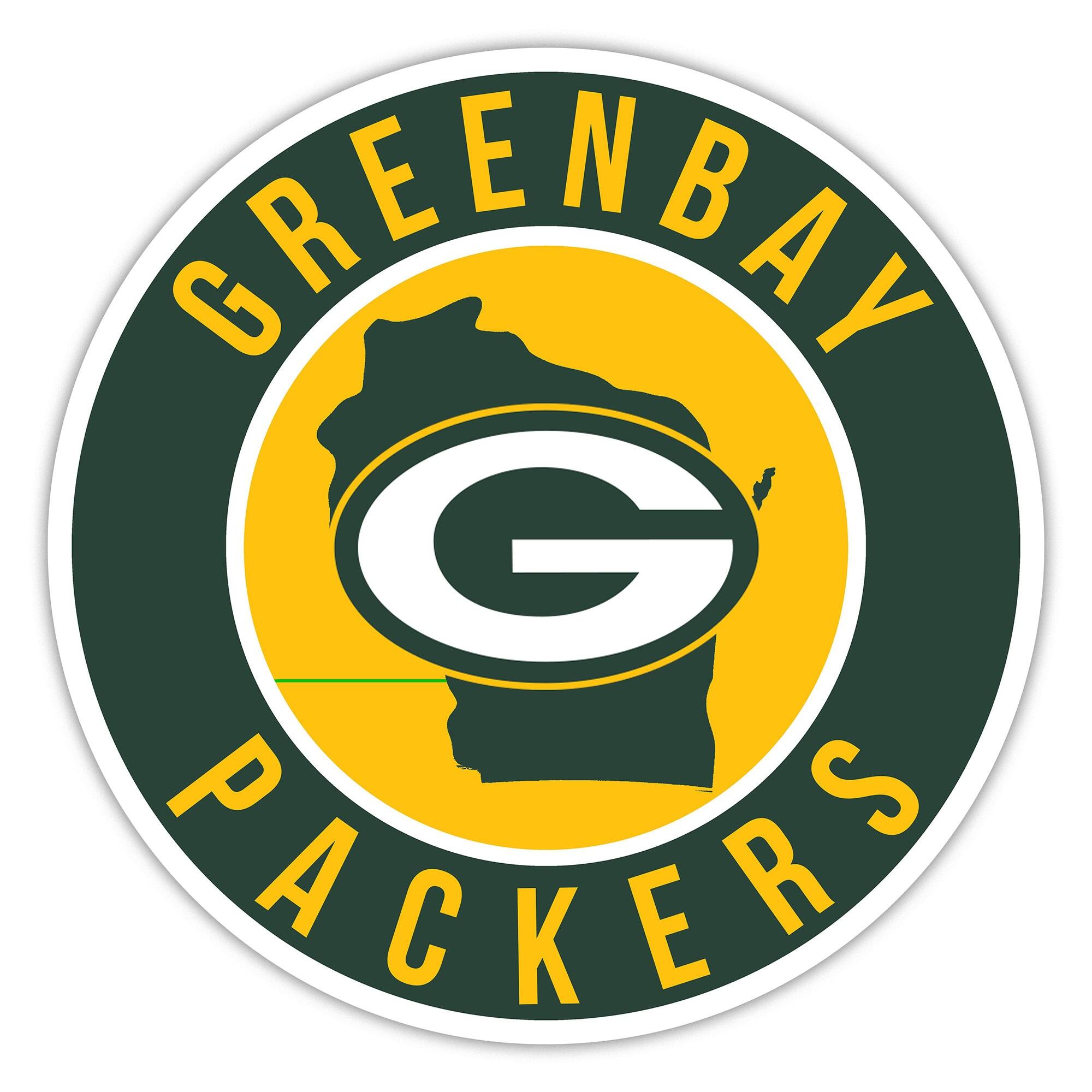 Green Bay Packers 15" State Circle Sign