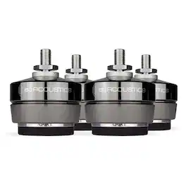 IsoAcoustics - GAIA I Isolation Feet for Floorstanding Speakers and Subwoofers (4-Pack) - Chrome