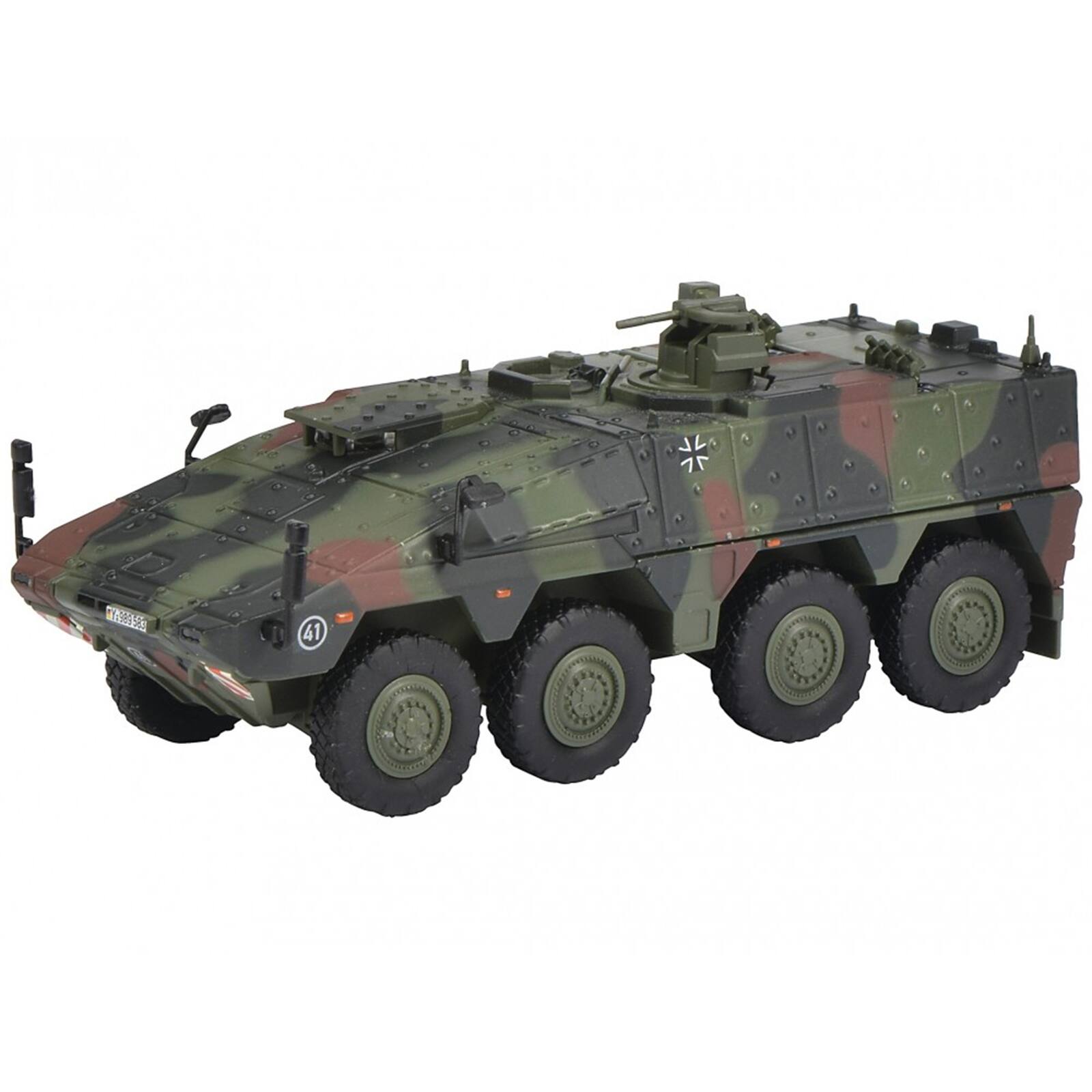 Alt View 1. Schuco - Tpz. Tank Boxer "German Army" Green Camouflage 1/87 (HO) Scale Diecast Model Car by Schuco.