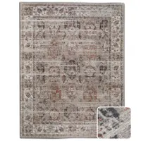 Simpli Home - Dobbins 8 x 10 Area Rug - Beige, Rust - Front_Zoom