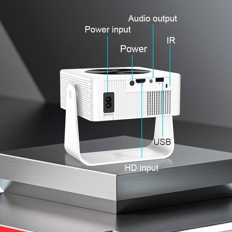 Audio output  
Power input  
IR  
Power  
USB  
HD input