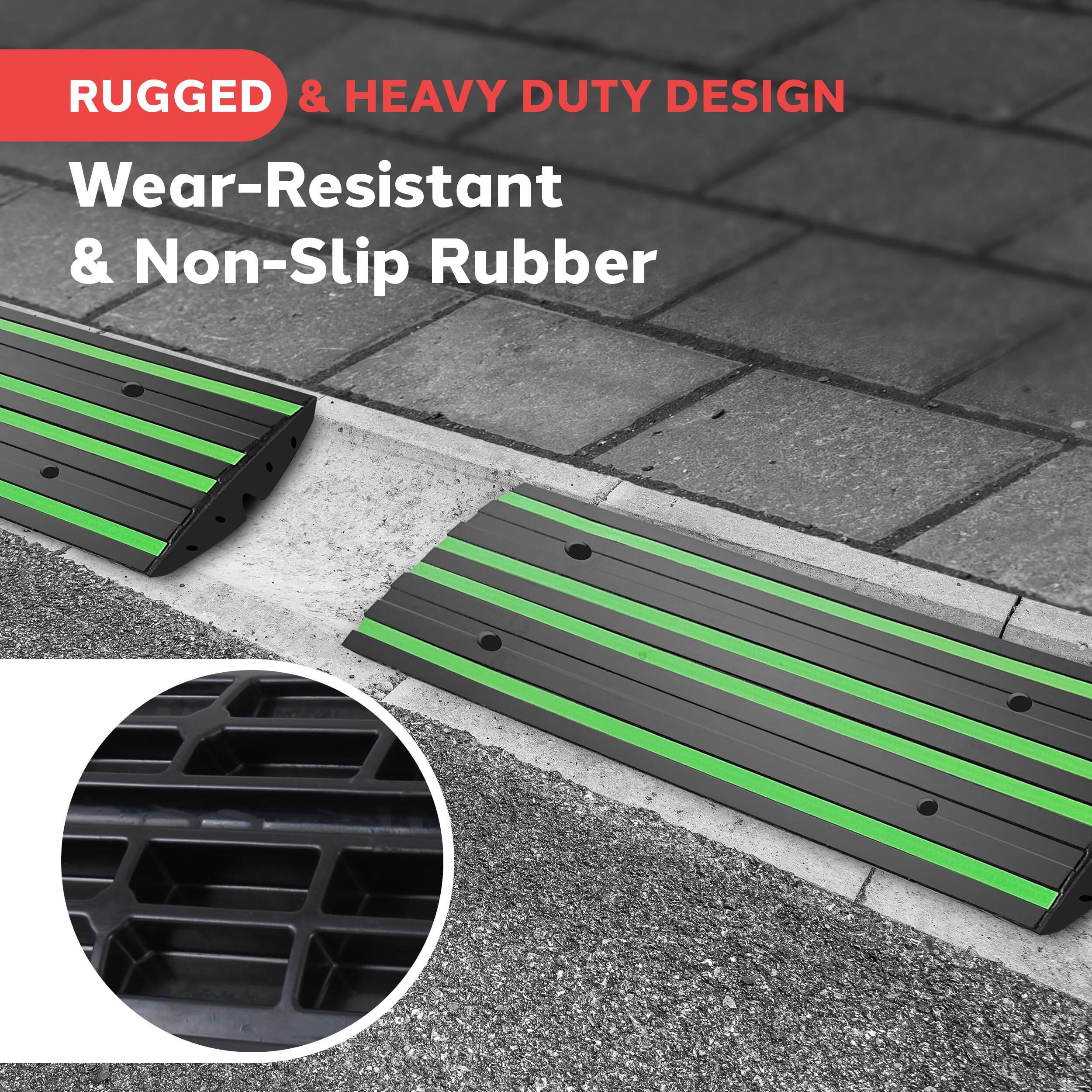 RUGGED & HEAVY DUTY DESIGN  
Wear-Resistant & Non-Slip Rubber