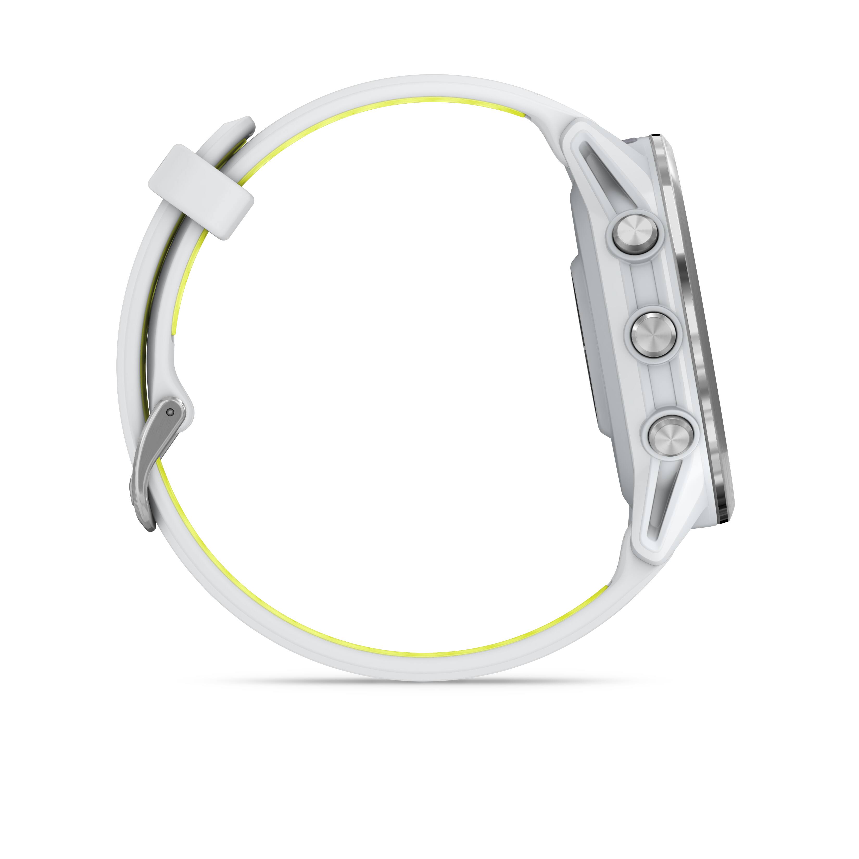 Alt View 6. Garmin - Forerunner 970 GPS Smartwatch 47 mm Titanium - Titanium with Whitestone Case.