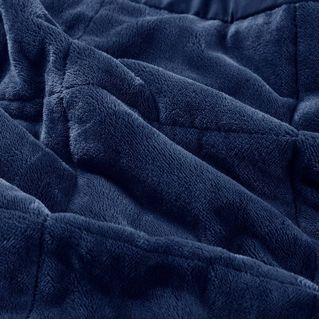 Alt View 5. Gracie Mills - Gracie Mills Morrow HeiQ Smart Temperature Reversible Down Alternative Blanket - Navy.