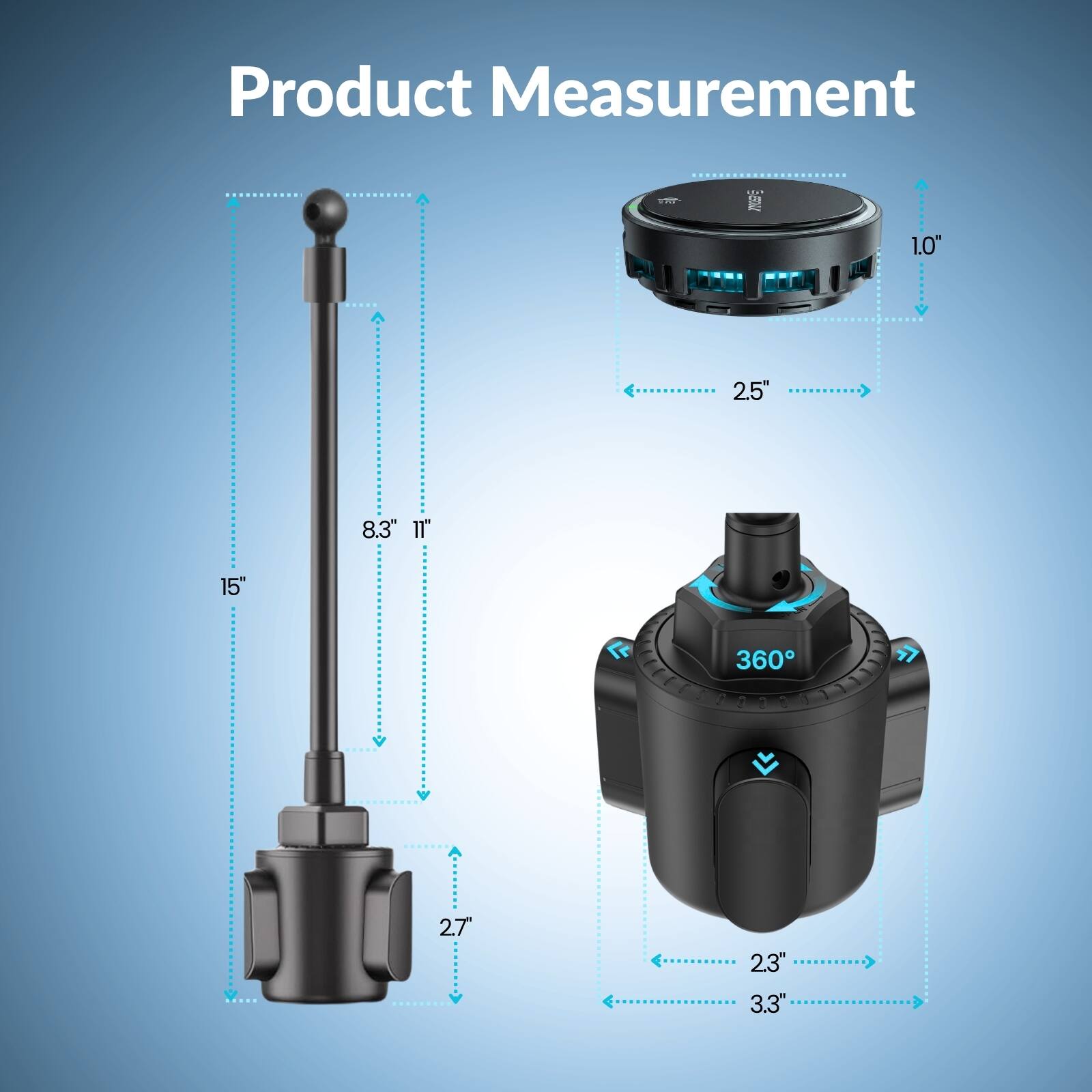 Product Measurement

1.0"  
25  
8.3%  
15th  

360  
27  
23  
3.3