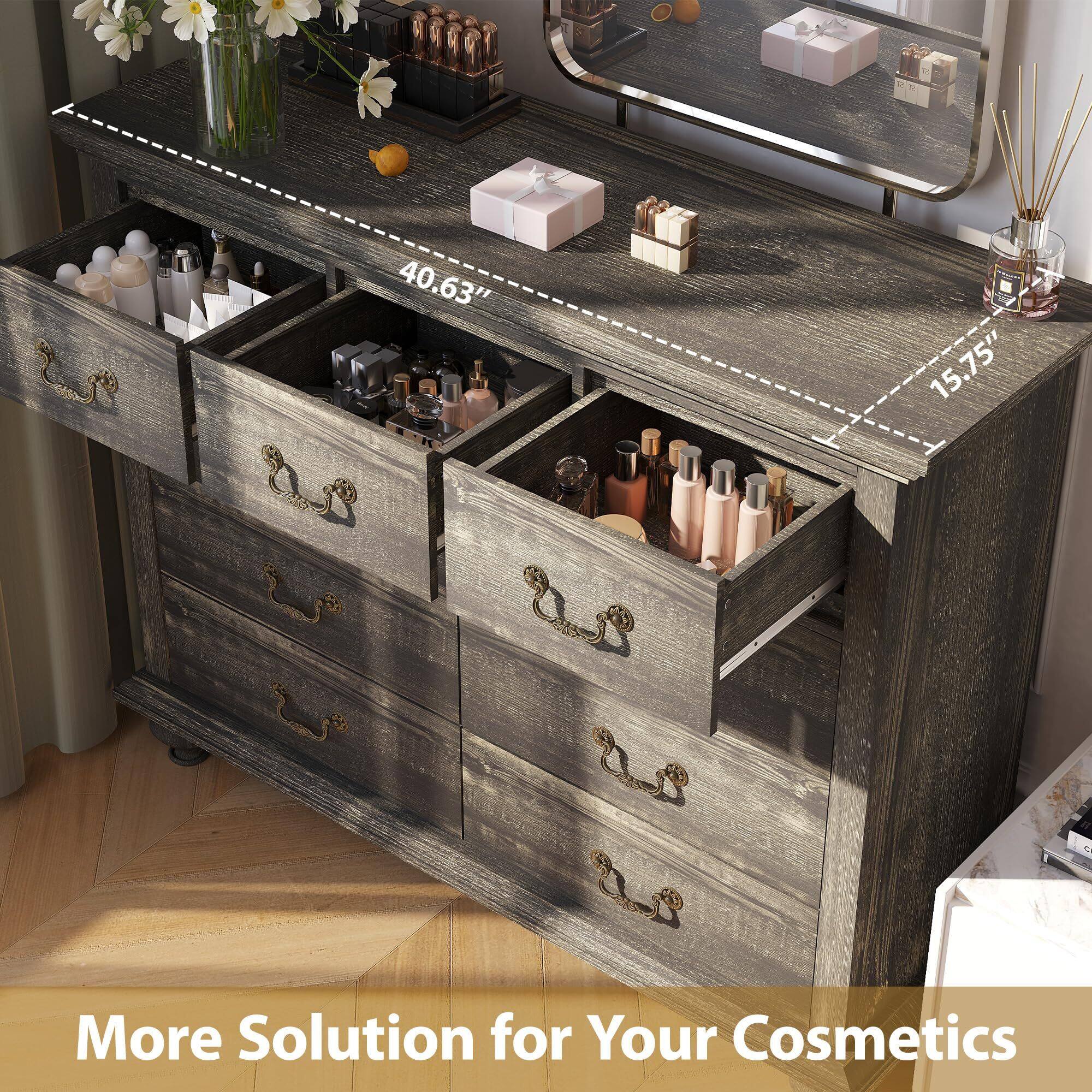 2.3  
40.63"  
15.75"  
More Solution for Your Cosmetics