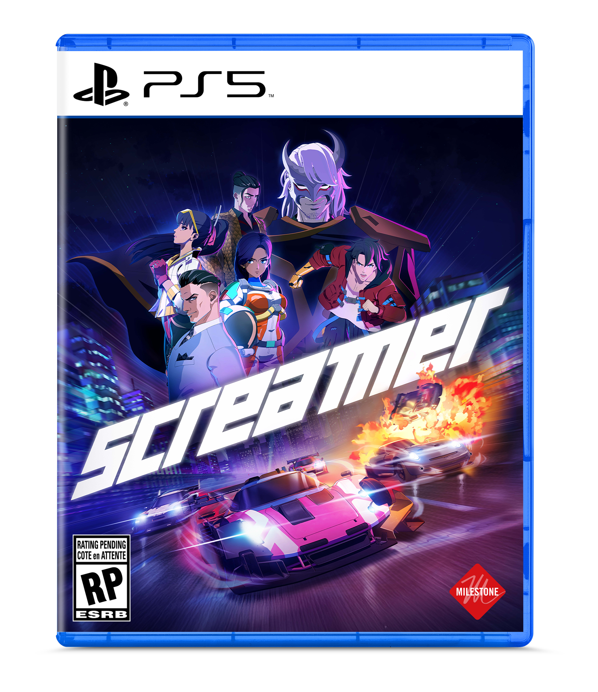 B. PS5
SCREAMER
RATING PENDING
COTE en ATTENTE
RP
ESRB
MILESTONE