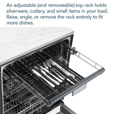 Insignia™ 24” Top Control Built In Dishwasher with 3rd Rack Insignia™ 24” Top Control Built In Dishwasher with 3rd Rack