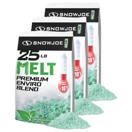 Snow Joe - 3 Pack Melt Enviro Blend Ice/Snow Deicer, Pet-Friendly for Driveways - Green