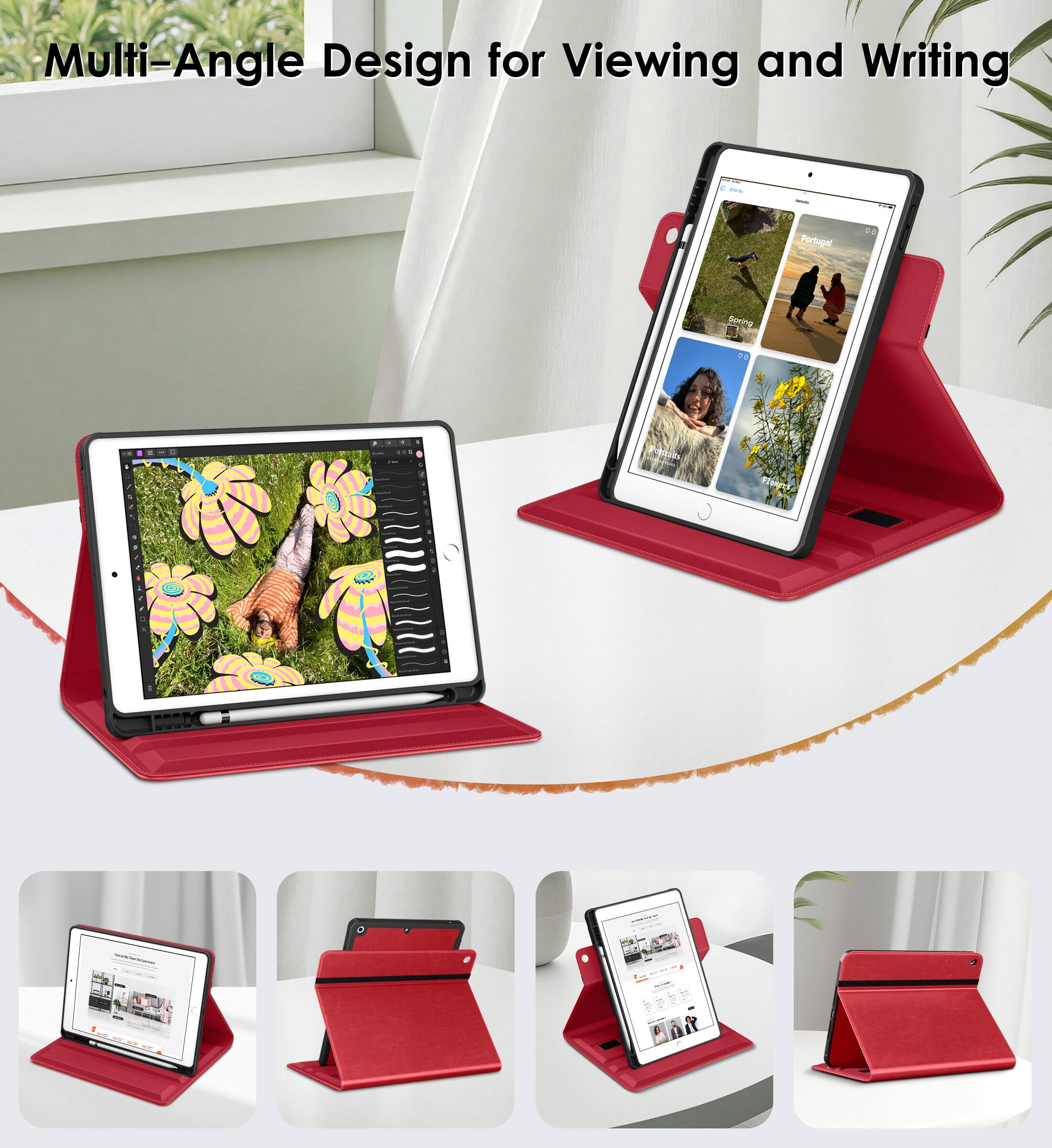 Multi-Angle Design for Viewing and Writing