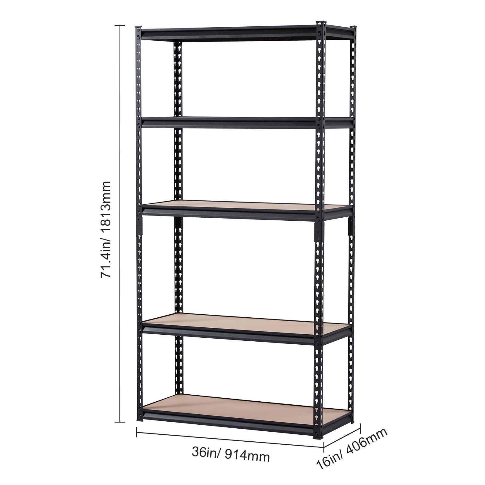 71.4in/ 1813mm, 36in/ 914mm, 16in/ 406mm