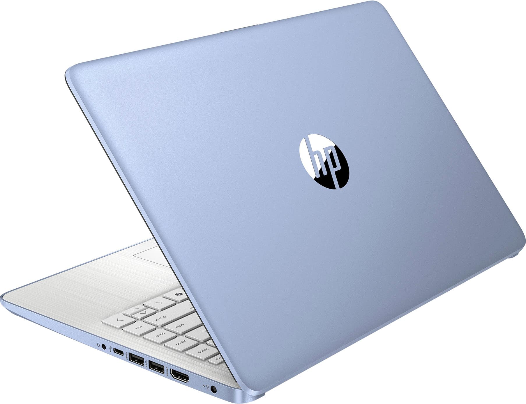 Alt View 11. HP - 14" Laptop - Intel Processor N150 2025 - 4GB Memory - 128GB UFS - Sky Blue.