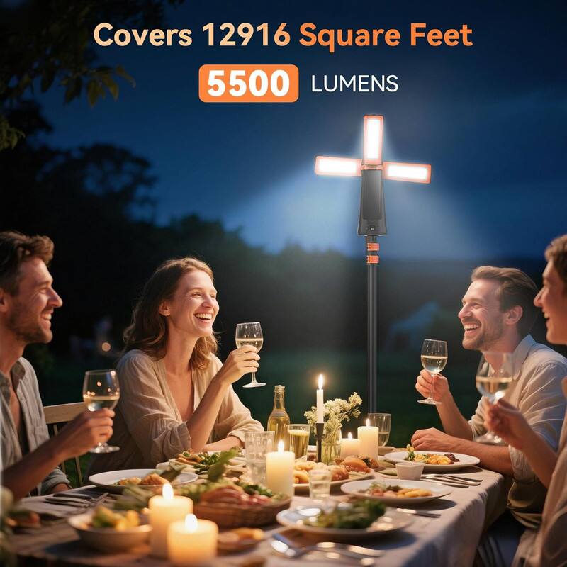 Covers 12916 Square Feet  
5500 LUMENS