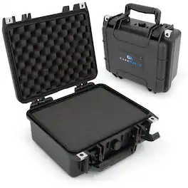 CASEMATIX - 11" Waterproof Hard Case w/ Pre-Diced Customizable Foam – Rugged Storage for Electronics, Tools & Small Accessories
