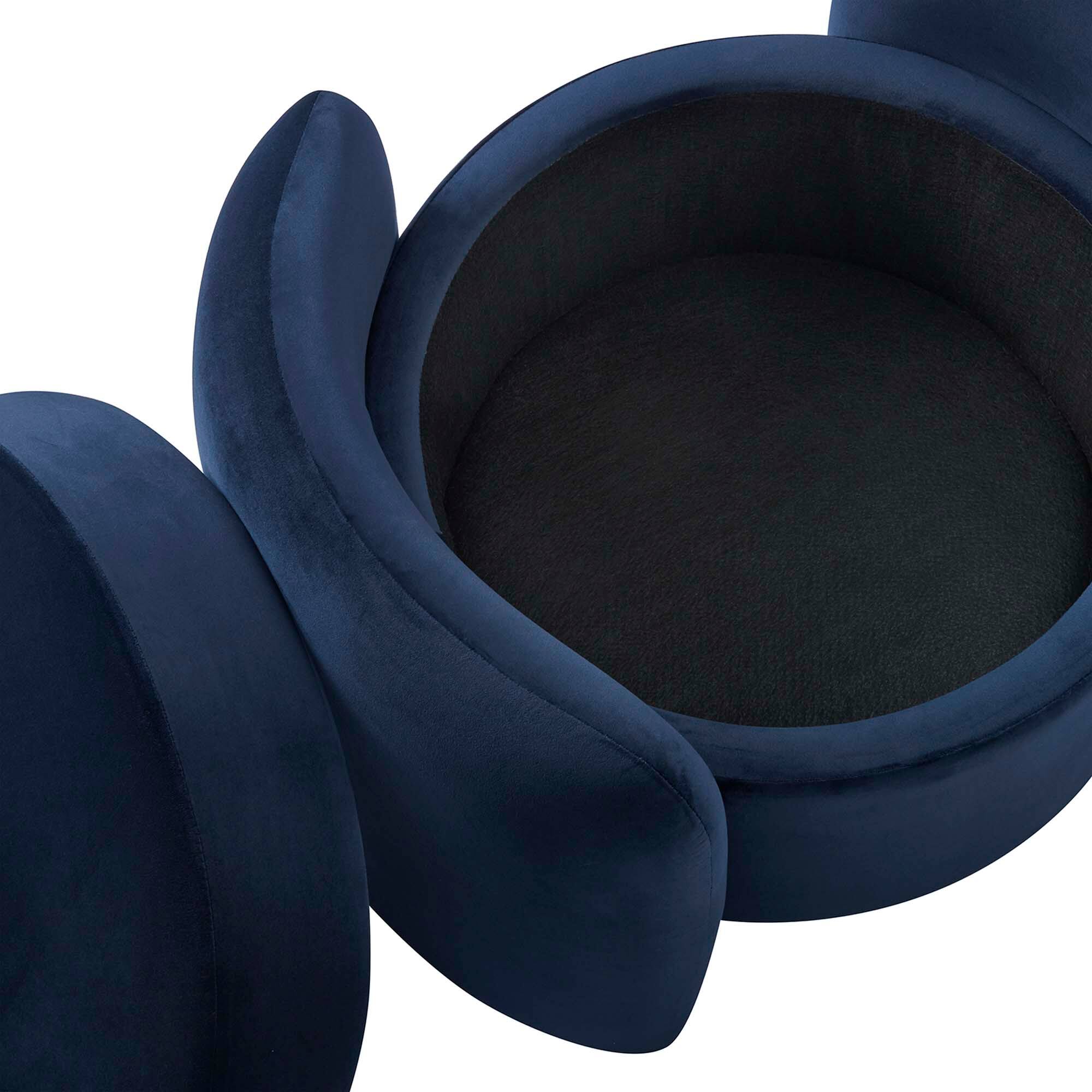Alt View 6. Modway - Nebula Upholstered Performance Velvet Ottoman by Modway - EEI-6055-MID.
